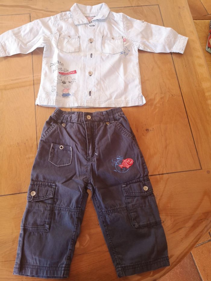 Ensemble mi saison bébé garçon 12 mois