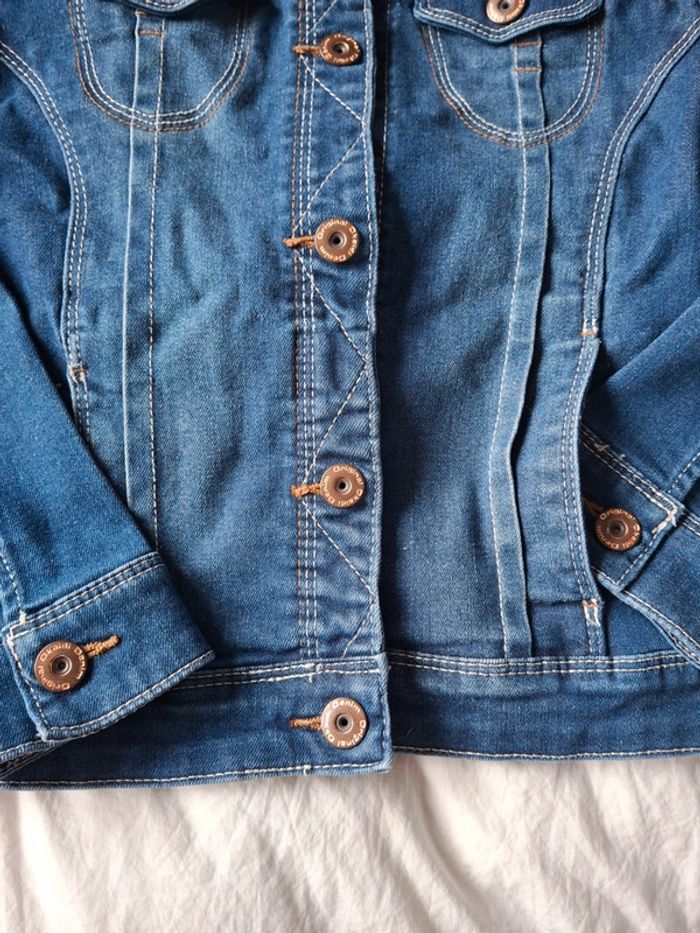 Veste en jean fille taille 8 ans - photo numéro 5