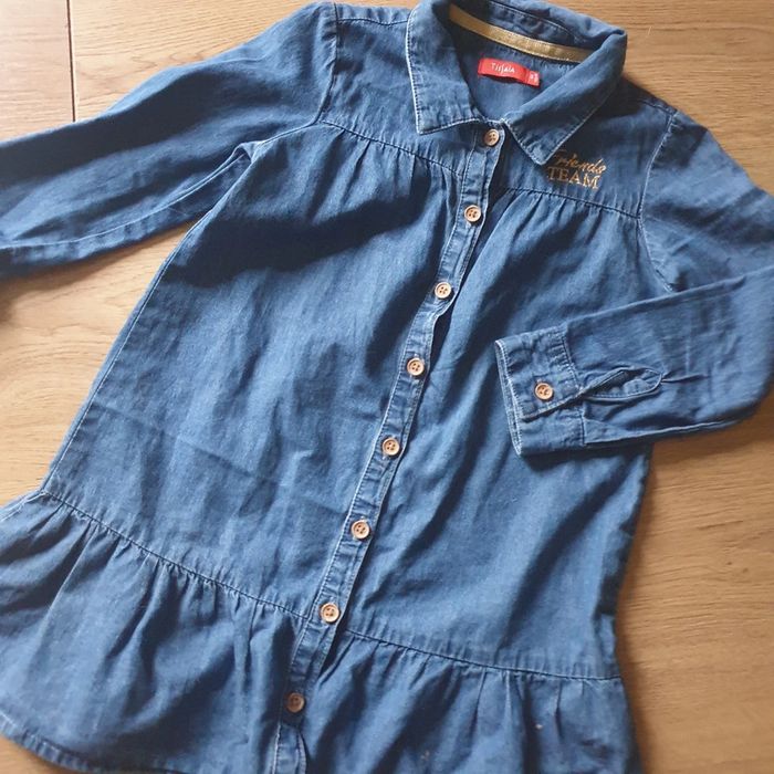 🩷 Robe en jeans 5 ans Tissaia #emyfleury_5ansfille - photo numéro 2