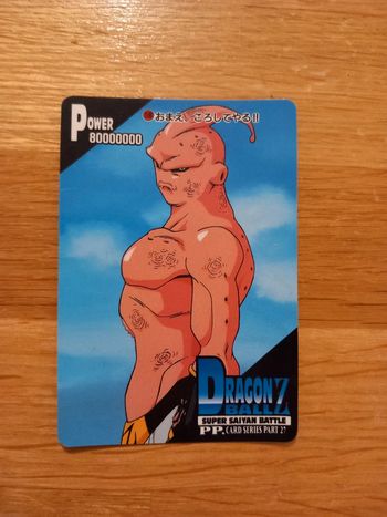 Carte Dragon Ball Z Super Saiyan Battle PP. Card series part 27 1198