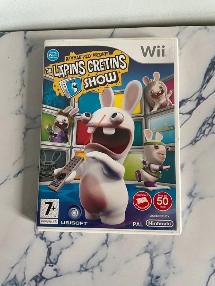 Jeu wii les lapins cretins