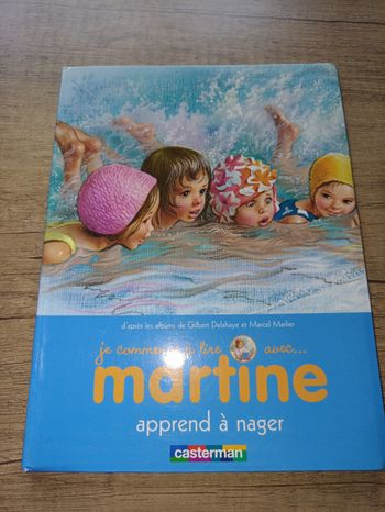 Je commence à lire avec Martine apprend à nager