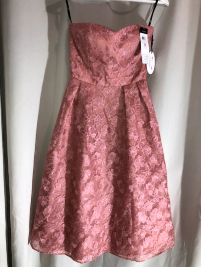 🌼Robe de cocktail en dentelle Vera Mont🌼 - photo numéro 4