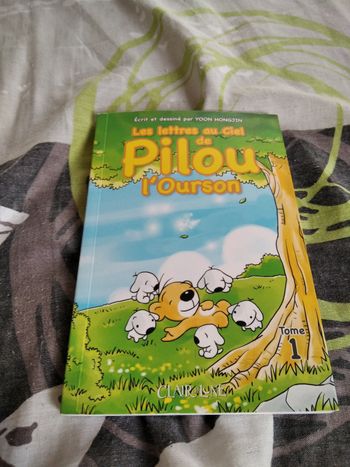 Livre les lettres au ciel de pilou l'ourson