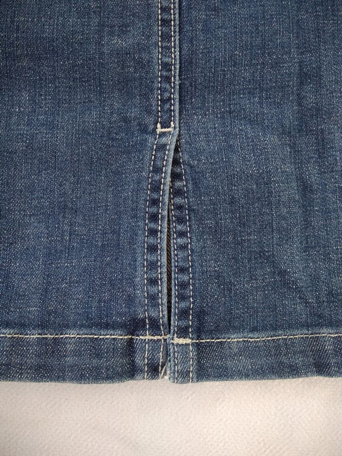 Jupe droite en jean - photo numéro 6