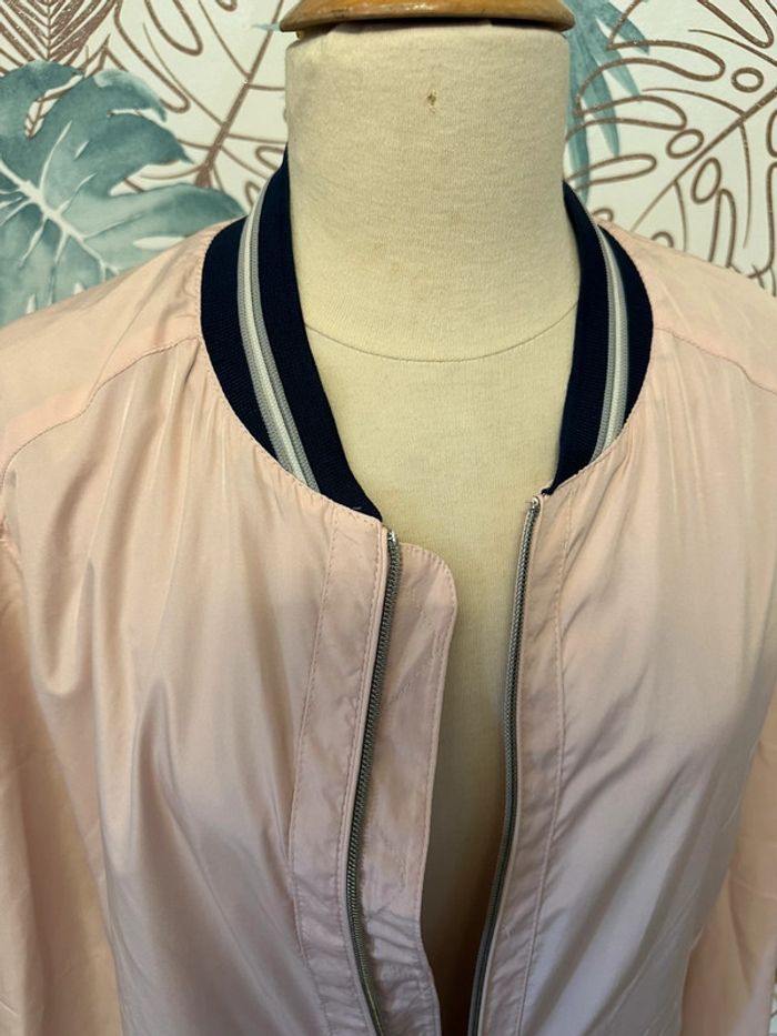 Veste bomber rose Zara tL - photo numéro 4
