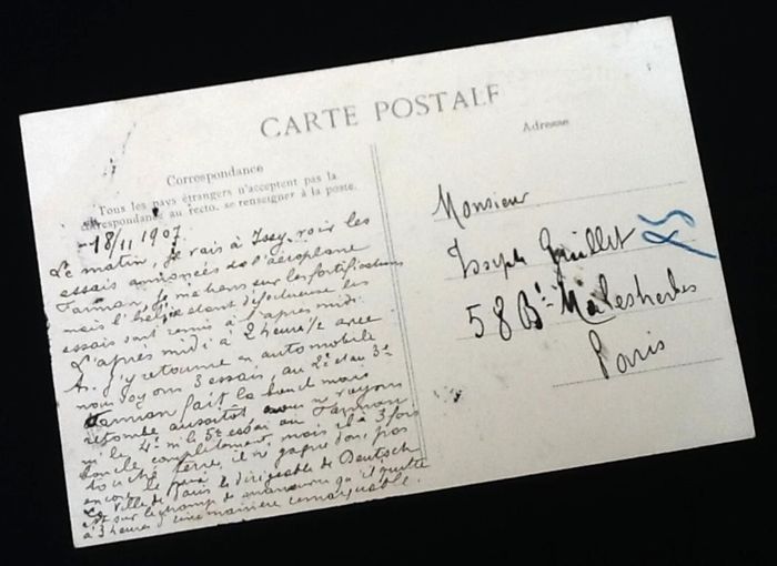 Carte postale ancienne Aérostation le ballon dirigeable " La ville de Paris " - photo numéro 3