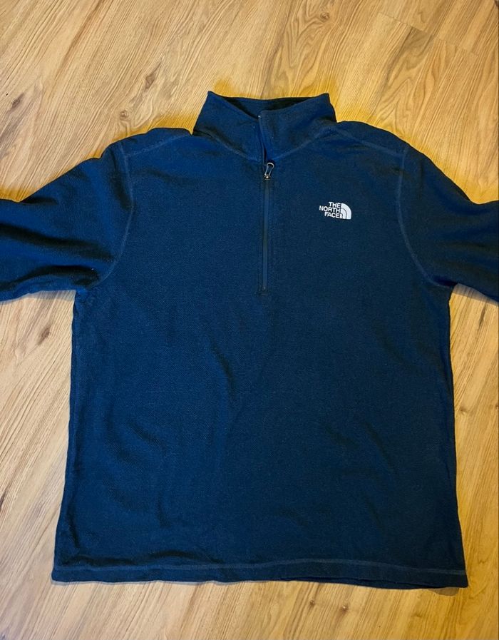 Pull 1/4 zip The North Face marine - photo numéro 2
