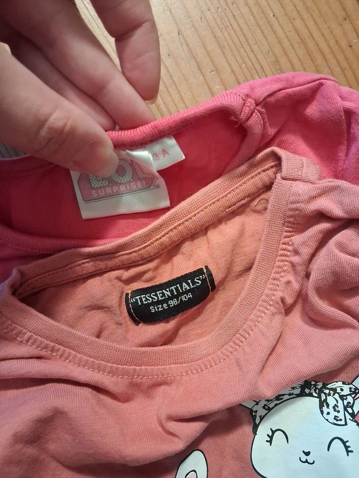 T.shirt fille - 3/4 ans - Différentes Marques - photo numéro 2