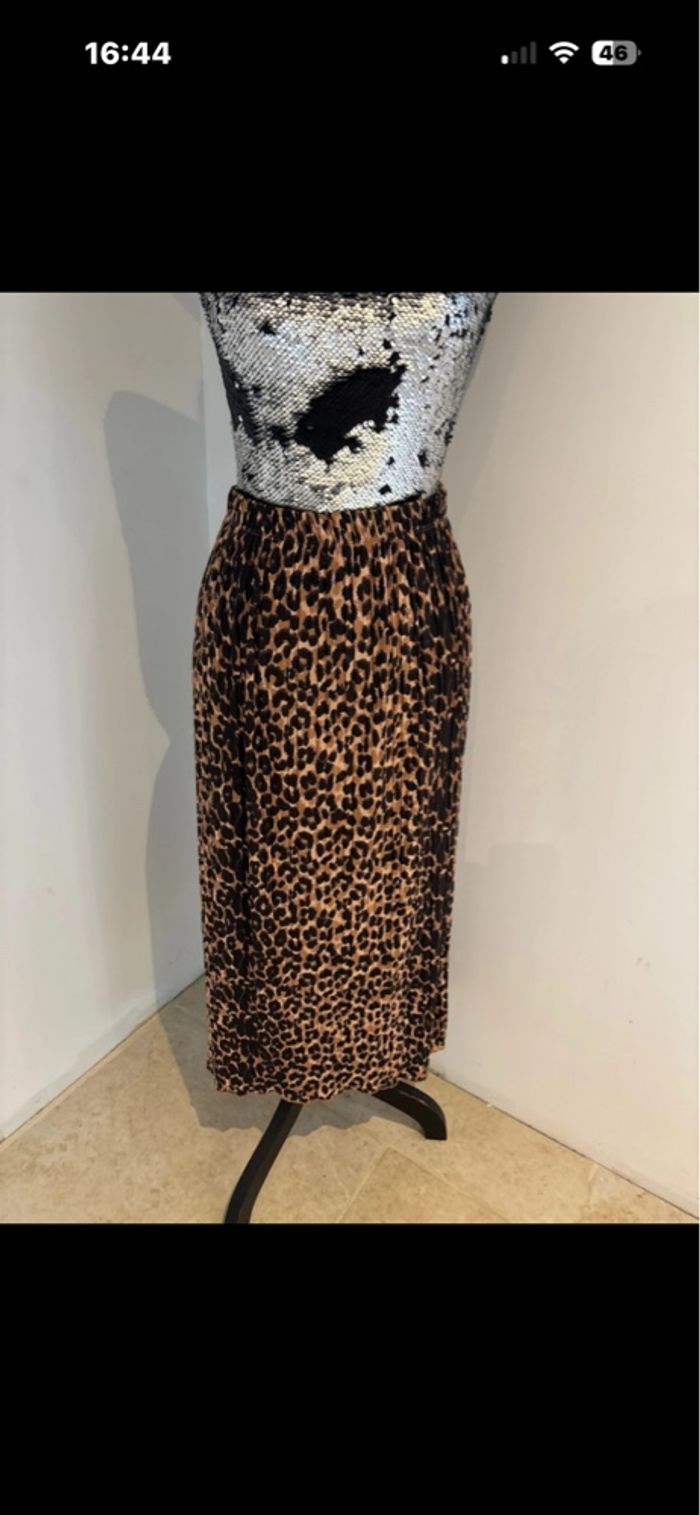 Jupe longue léopard Zara taille 36 - photo numéro 1