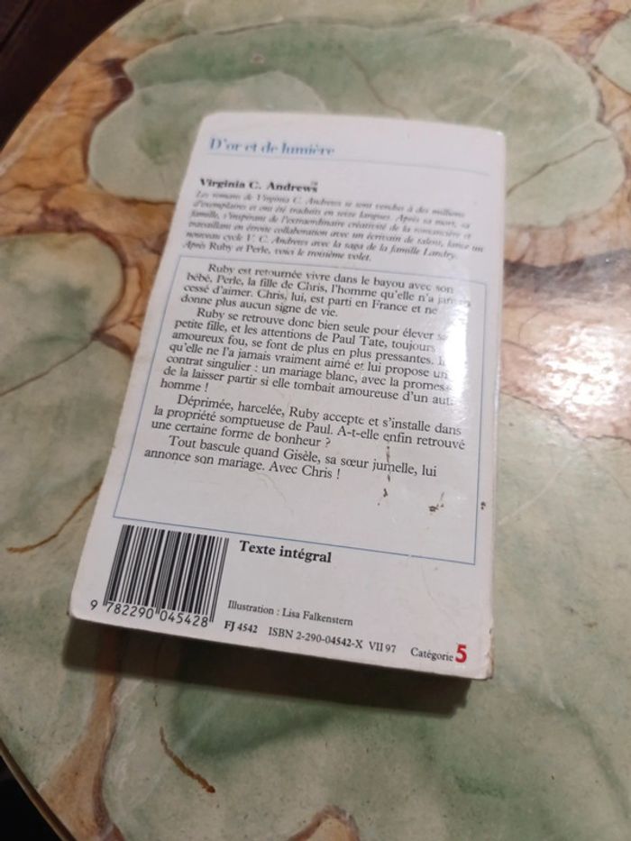 D'or et de lumière de Virginia c andrews - photo numéro 2