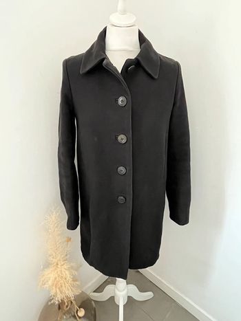 Manteau noir comptoir des cotonniers S