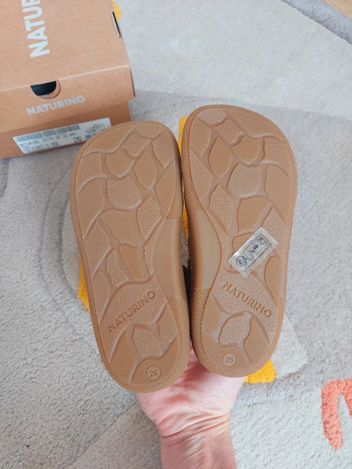 Sandales Naturino barefoot Irtys cognac scratchs 26 - photo numéro 7