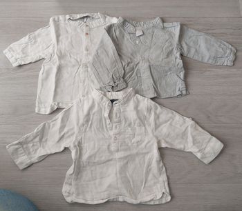 Lot de 3 chemisiers 6mois