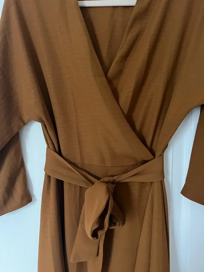 Robe longue camel - photo numéro 2