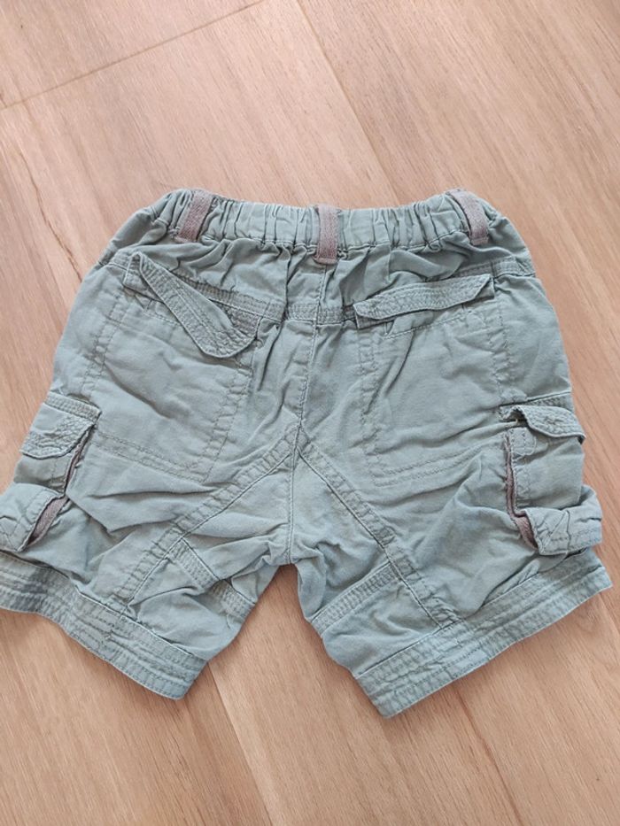 Pantalon tape à l'oeil 18 mois gris vert - photo numéro 2