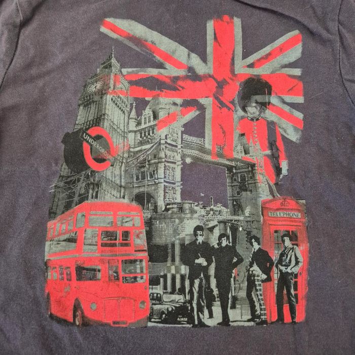 T shirt manche longue londres violet  3ans orchestra - photo numéro 3