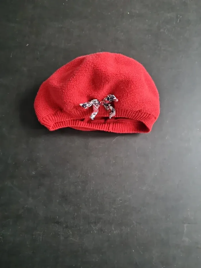 Béret rouge sergent major 12 /18 mois