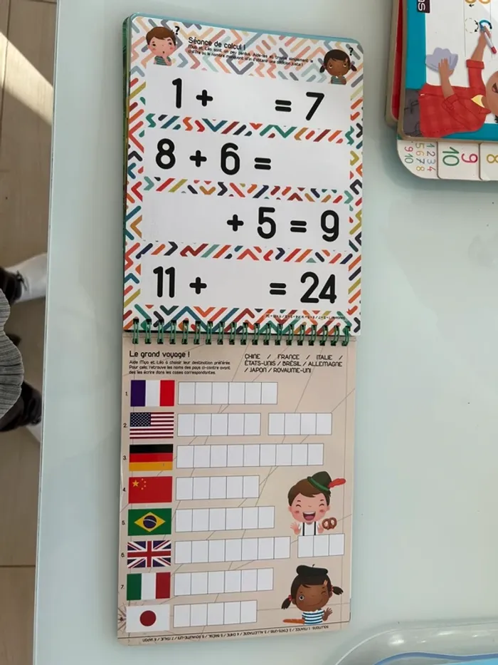 Livre effaçable mon carnet de voyage jeux 2 momes - photo numéro 4