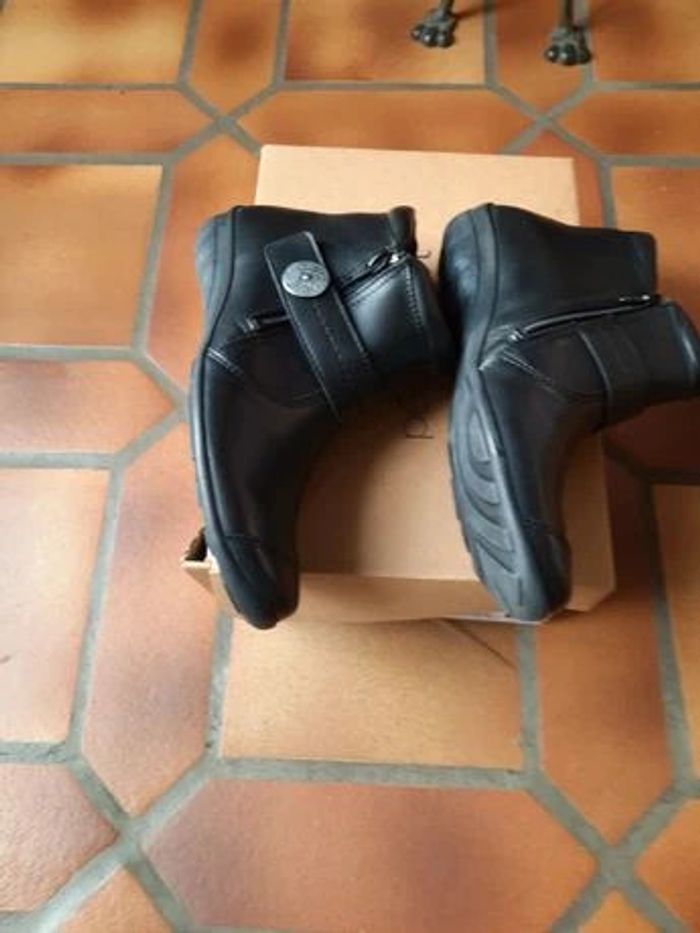 Boots cuir double zip avec aérosemelle - pointure 38 - Pédiconfort - photo numéro 2