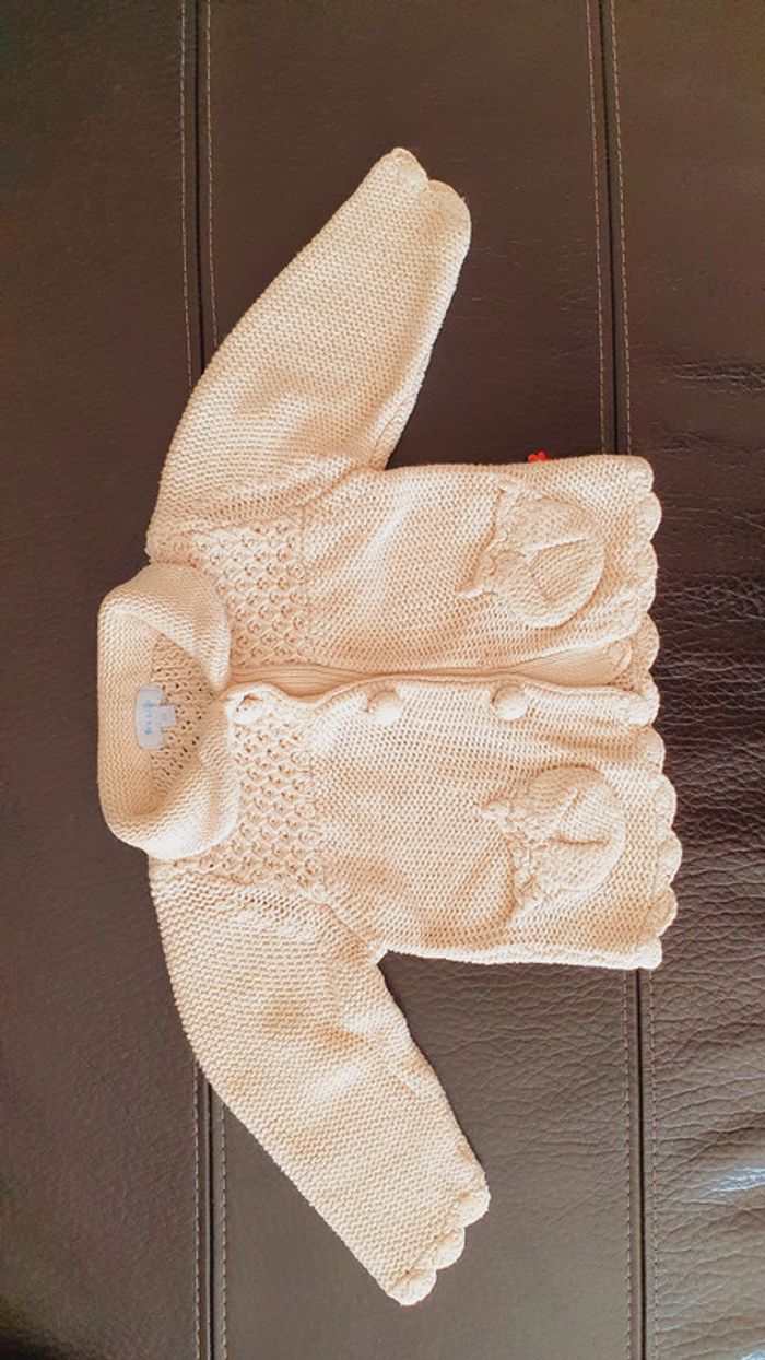 Gilet en maille , taille 6 mois