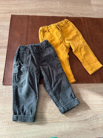 2 pantalons hiver