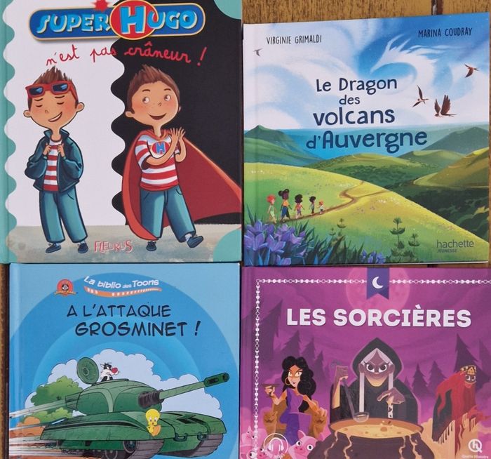 lot de petits livres
