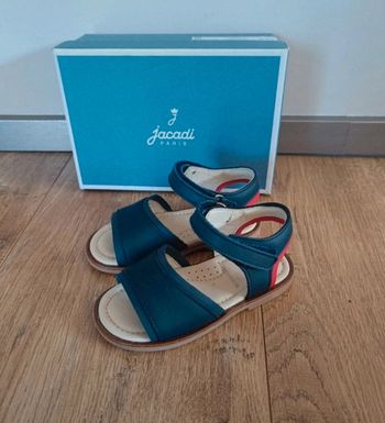 Sandales garçon Jacadi neuves 22 bleu marine