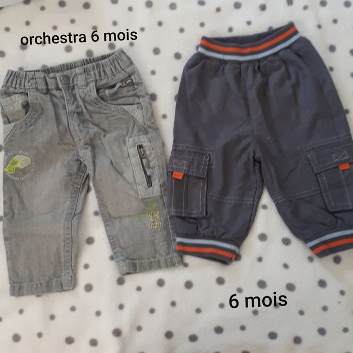 Lot de 2 pantalon 6 mois