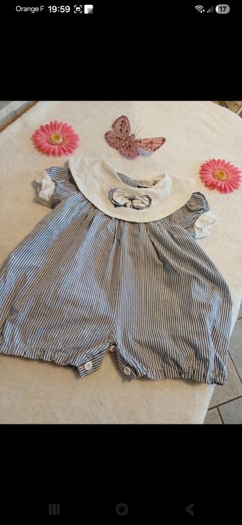 Combinaison d été bébé taille 6 mois