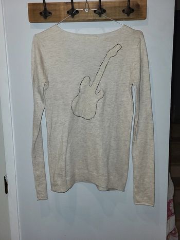 Vintage dressing pull léger beige taille 38 M