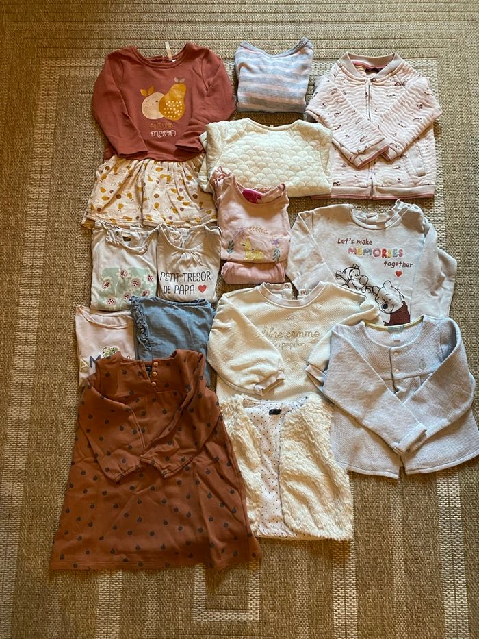 Lot 24 mois fille complet hiver