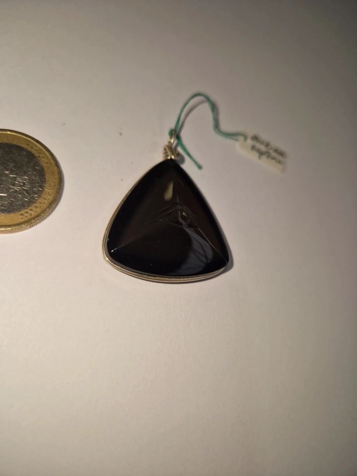 Pendentif obsidienne arc en ciel suprême oeil - photo numéro 5
