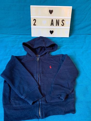 Gilet à capuche hoodie Ralph Lauren