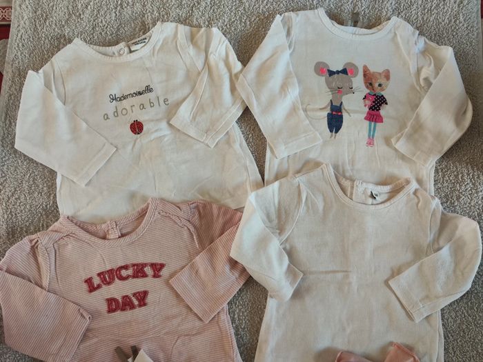 Lot de 6 sous pulls 6 mois - photo numéro 4