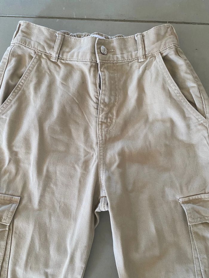 Pantalon cargo Jennyfer beige taille 36 - photo numéro 3