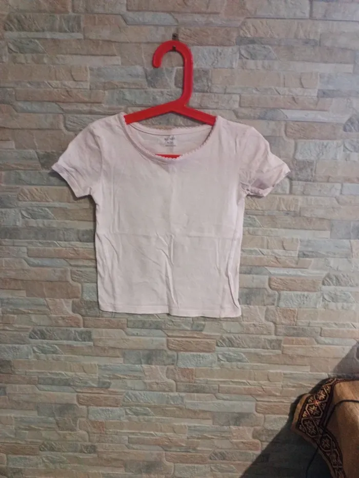 T-shirt rose pâle Kiabi 4A