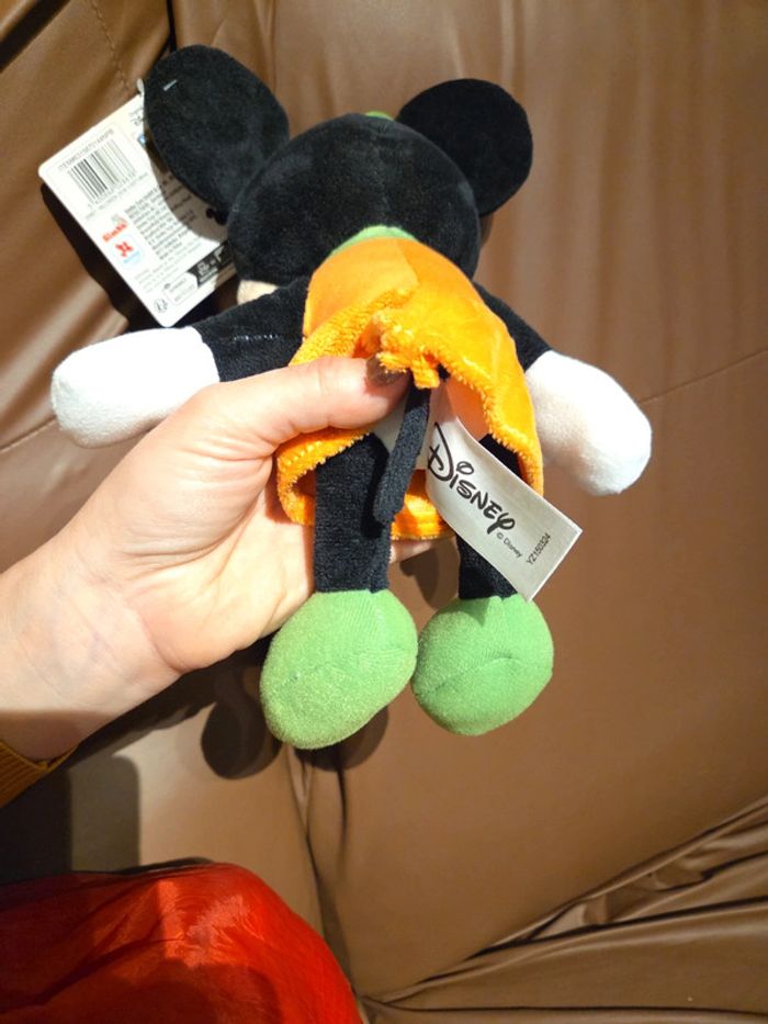 Peluche Minnie robe citrouille Disney neuf +-17 cm - photo numéro 4
