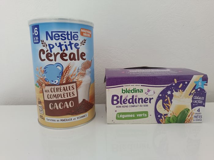 Lot Nestlé et bledina