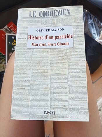 Livre histoire d'un parricide