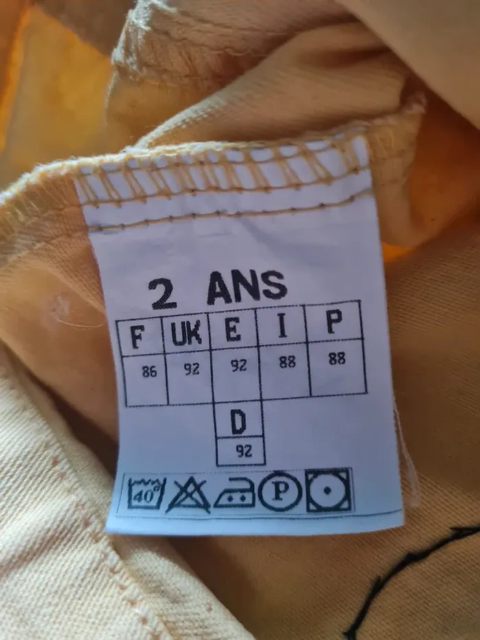 veste en jean jaune fille 2 ans - photo numéro 11