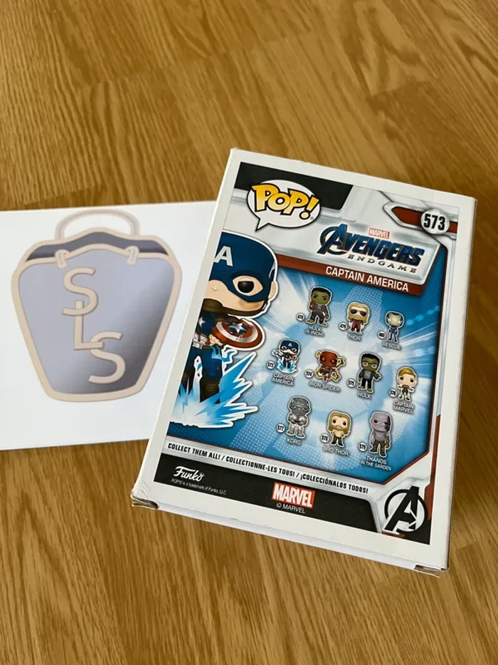 Funko Pop Marvel Avengers Endgame Captain America - photo numéro 3