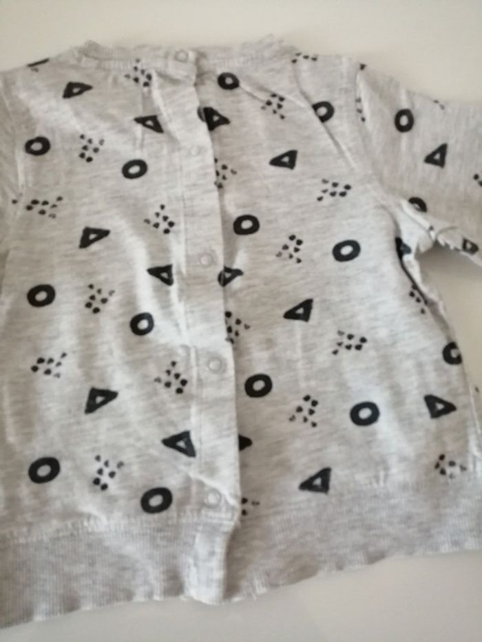 T. Shirt ou sweat fin manches longues 12 mois - photo numéro 8