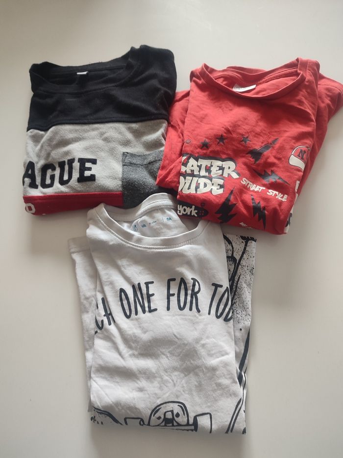 Lot t-shirt manche longue