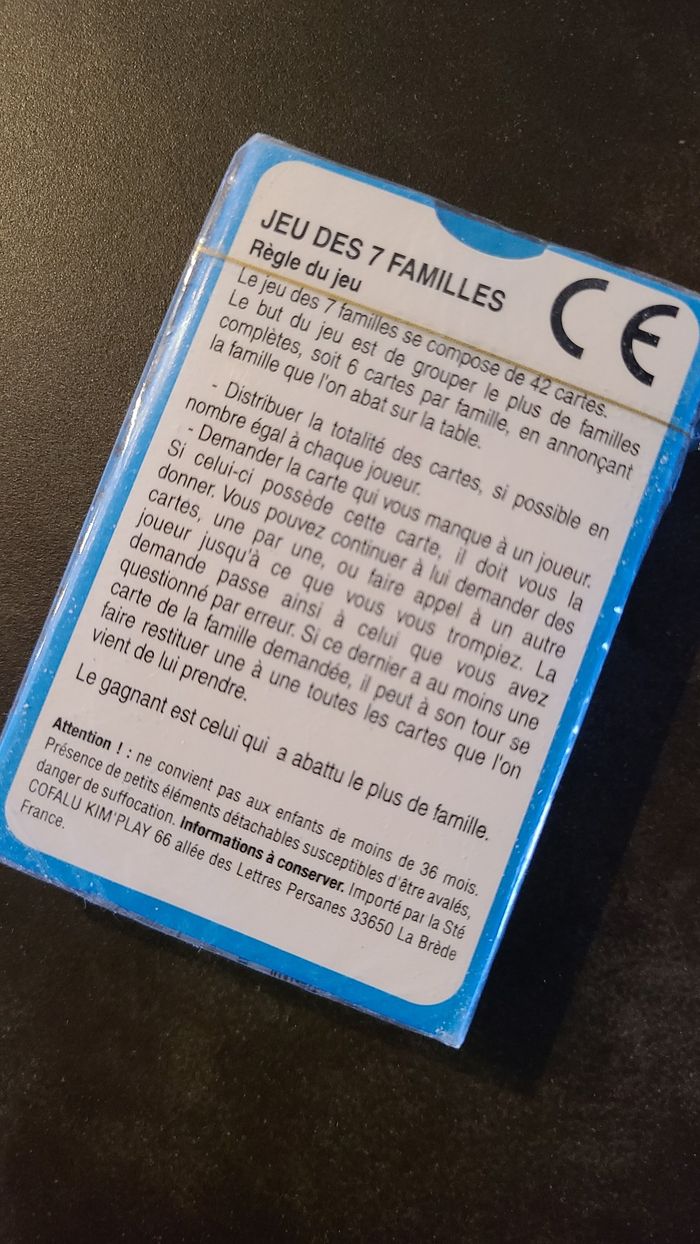 Jeu de Cartes des 7 Familles Theme animaux de la Ferme - photo numéro 2