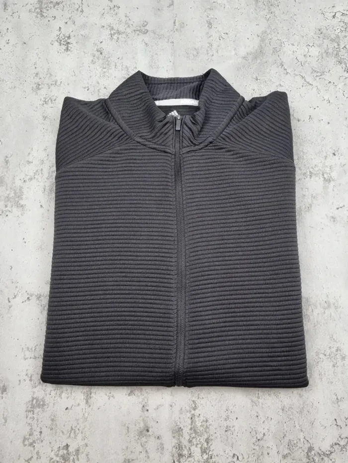 Veste Zippé Adidas noir, XL Femmes - photo numéro 2
