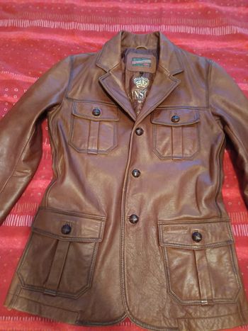 Veste en cuir vintage  Redskins homme TL tbe