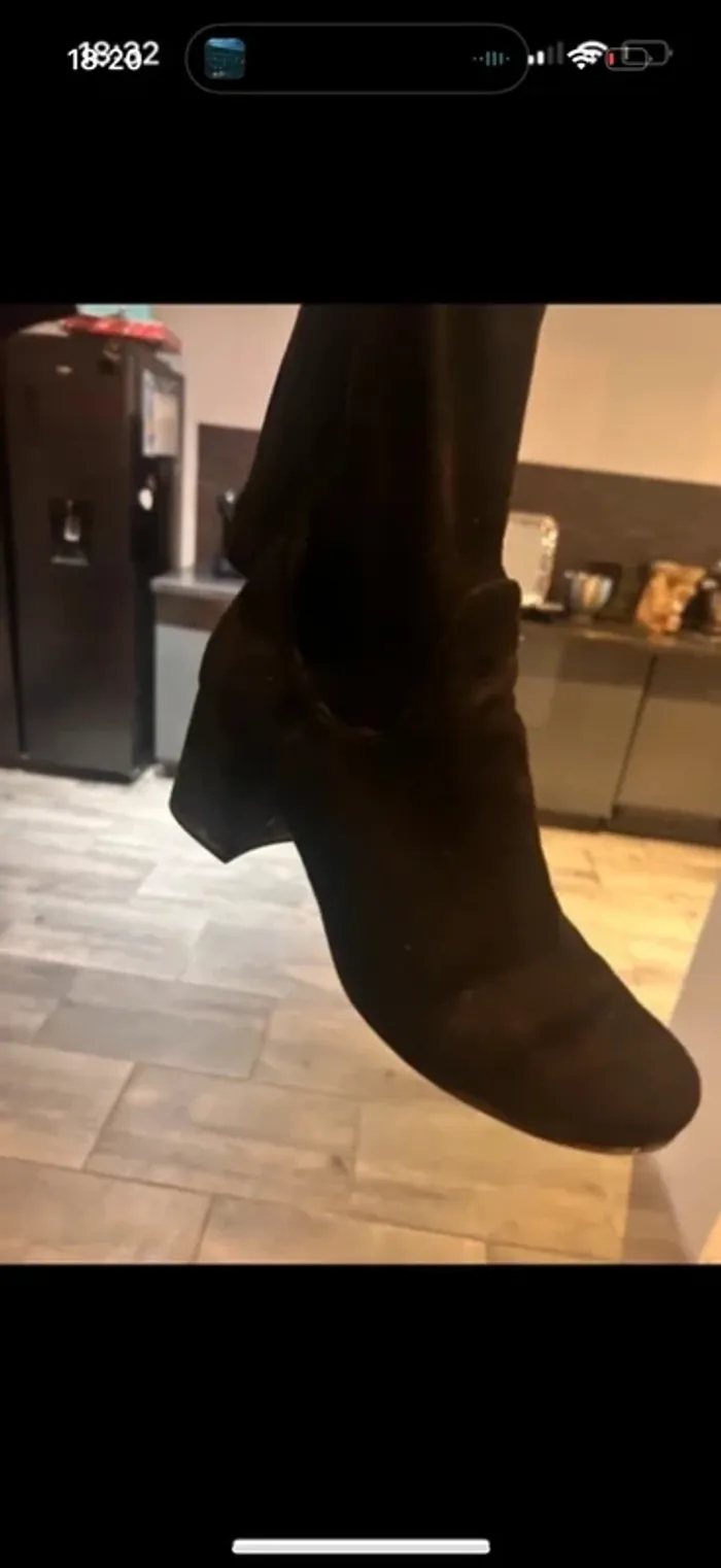 Cuissarde noir femme bottes longue H&M 37 - photo numéro 3
