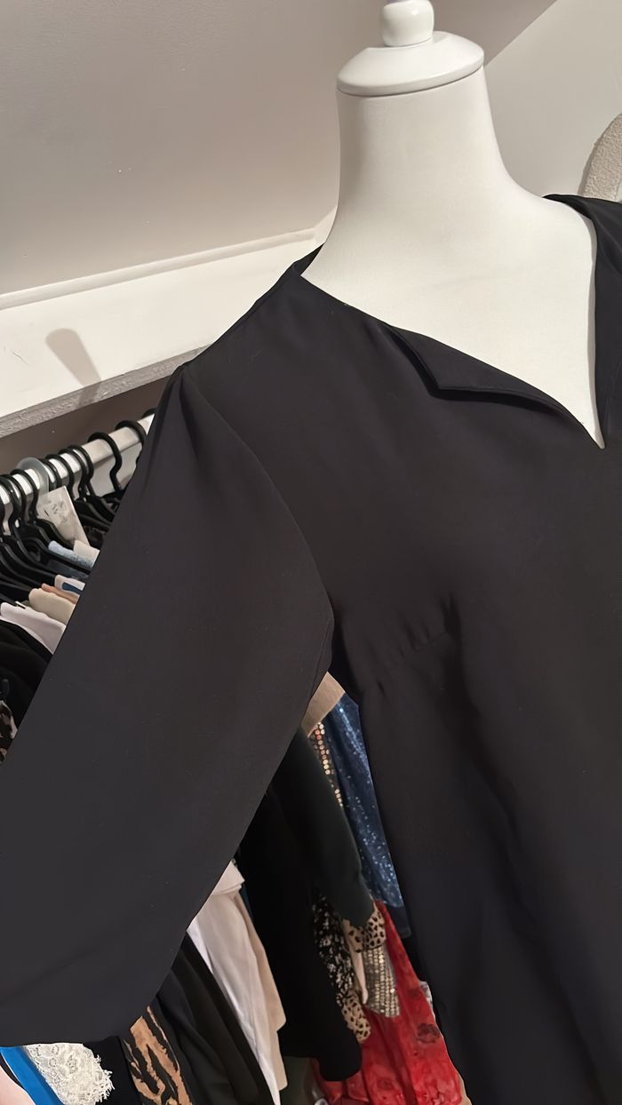 Blouse noire manches larges Boutique Indépendante TU - photo numéro 2