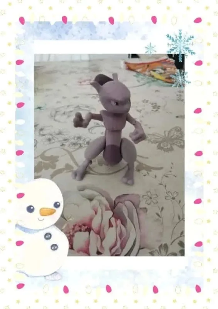 Figurine mewtwo pokemon articulé - photo numéro 2